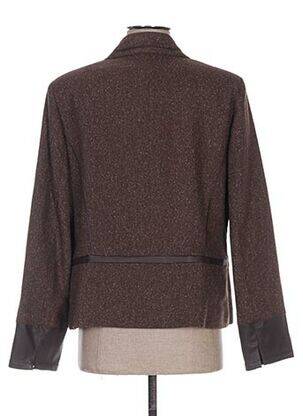 Veste casual epaulette marron PAUPORTÉ femme