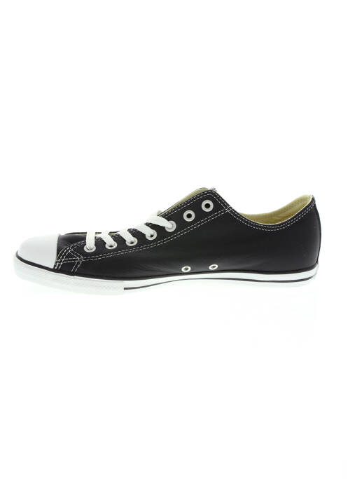 Baskets matière lisse noir CONVERSE homme