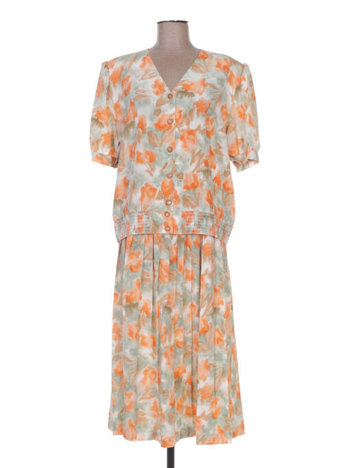 Ensemble jupe orange SOPHIE DE SOLOGNE pour femme