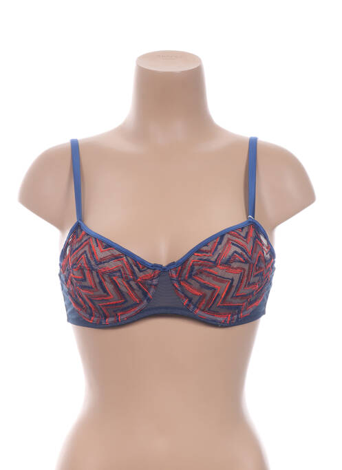 Soutien-gorge broderie bleu VANITY FAIR femme