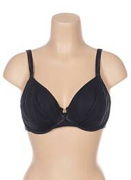 Soutien-gorge avec armature noir LOU femme