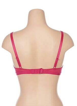 Soutien-gorge tissage tulle rose LOU femme