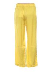 Pantalon droit jaune NICE THINGS pour femme seconde vue