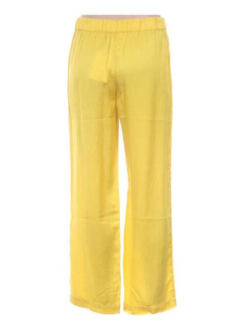 Pantalon droit jaune NICE THINGS pour femme