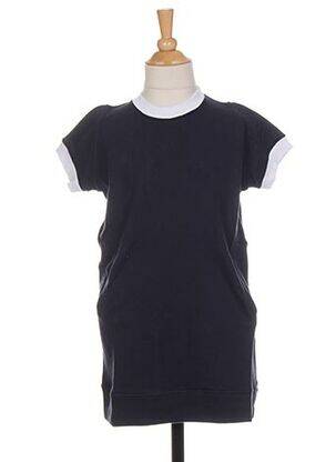 Robe mi-longue manches courtes manches courtes bleu FRENCH DISORDER fille