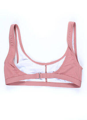 Haut de maillot de bain sans armature rose RHYTHM. femme