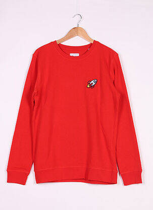 Sweat-shirt rouge BRICKTOWN pour femme