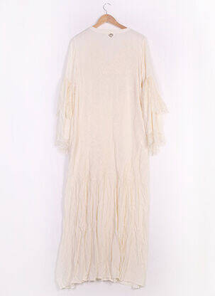 Robe longue manches longues manches longues beige BY SOPHIE femme