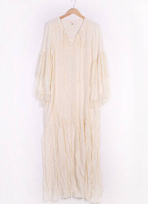 Robe longue beige BY SOPHIE pour femme