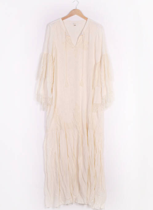 Robe longue beige BY SOPHIE pour femme