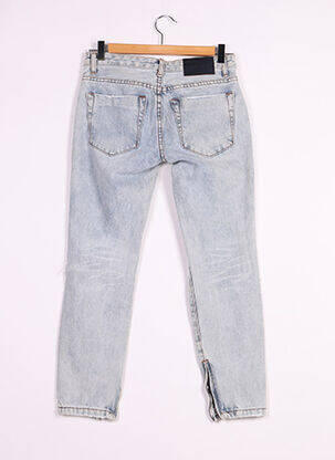 Jeans coupe slim slim taille basse bleu ONE TEASPOON femme