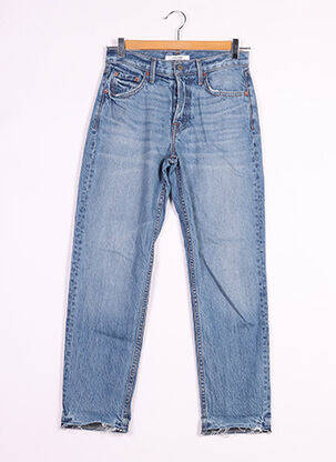Jeans coupe droite sélection denim taille normale bleu GRLFRND femme