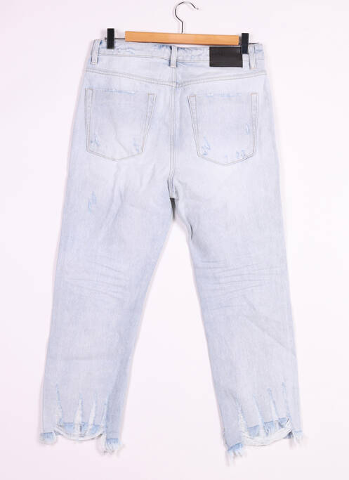 Jeans coupe droite bleu ONETEASPOON femme