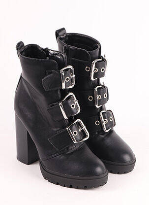 Bottines/Boots noir NEW LOOK pour femme