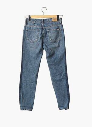 Jeans coupe slim slim taille basse bleu REIKO femme