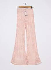 Pantalon large rose BOOHOO pour femme seconde vue