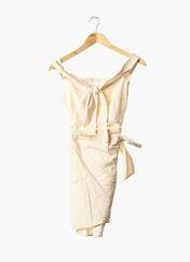 Robe courte beige SABO SKIRT pour femme seconde vue