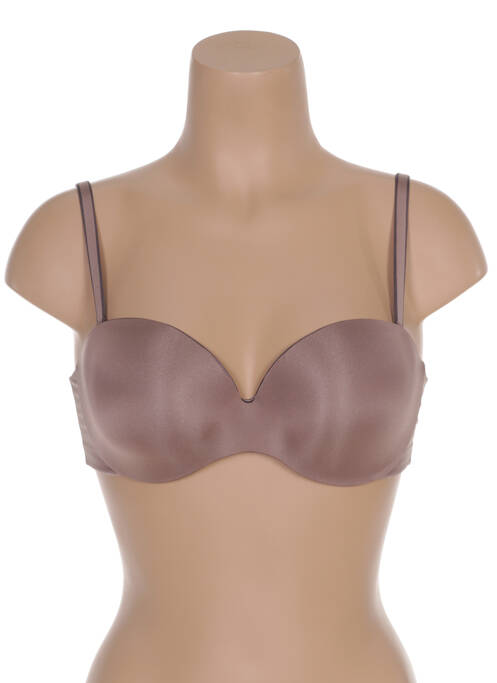 Soutien-gorge haut soutien-gorge moulé haut soutien-gorge moulé marron CHANTELLE femme
