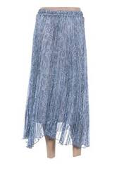 Jupe longue bleu MISS KOO pour femme seconde vue