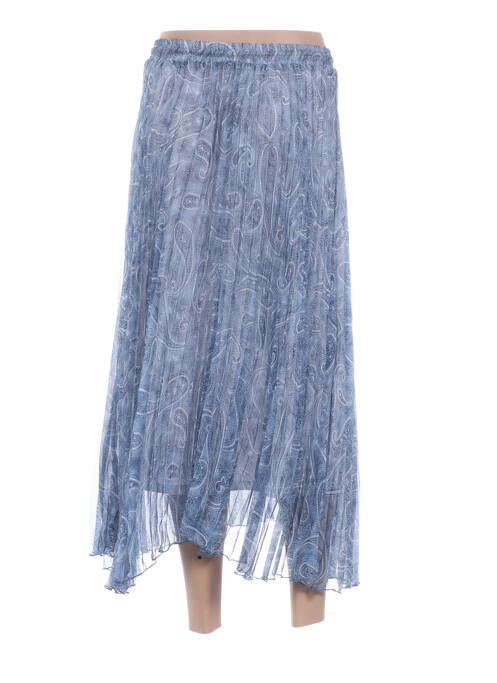 Jupe longue bleu MISS KOO pour femme