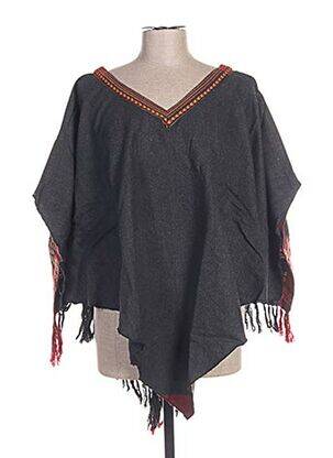 Poncho marron VL COLLECTION pour femme