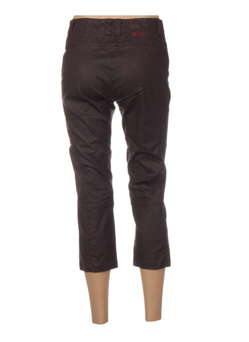 Pantacourt marron MYBO pour femme