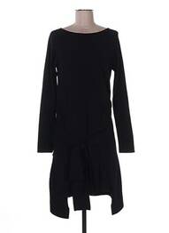 Robe courte manches longues manches longues noir SARAH PACINI femme