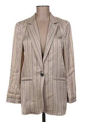 Blazer coupe cintrée beige MASSCOB femme
