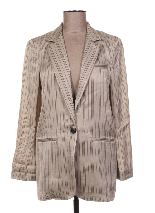 Blazer coupe cintrée beige MASSCOB femme