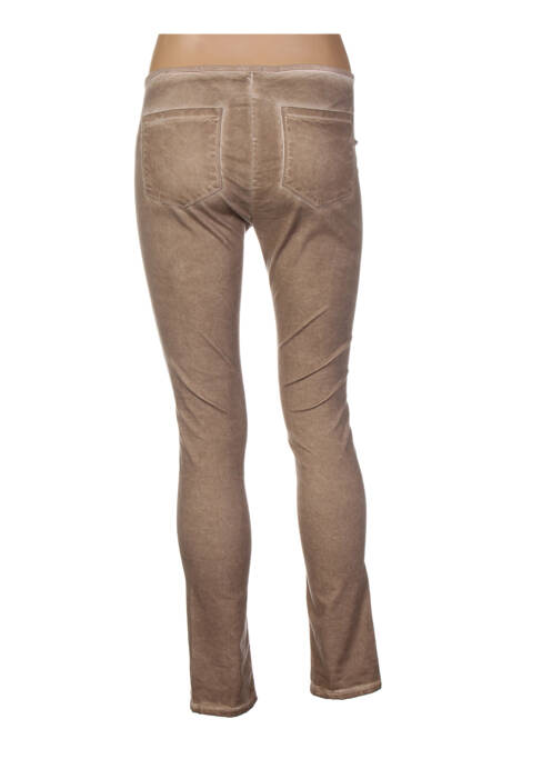 Pantalon slim beige SWILDENS pour femme