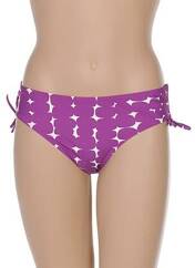 Bas de maillot de bain violet LOU pour femme seconde vue