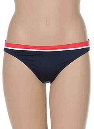 Bas de maillot de bain tissage satiné culotte bleu VARIANCE femme