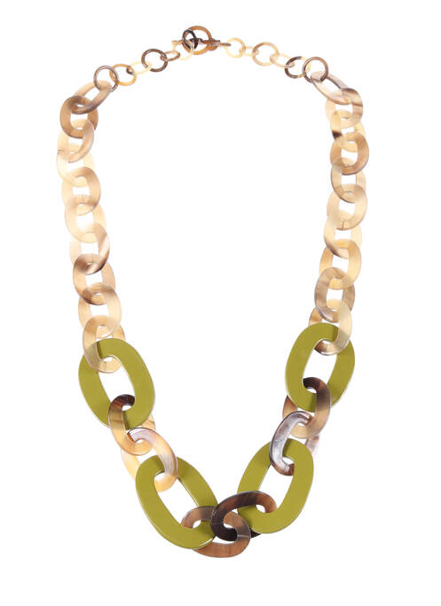 Sautoir vert SOYANG pour femme