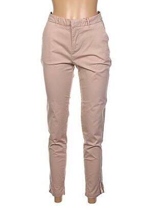 Pantalon chino taille basse taille basse rose SCOTCH & SODA femme