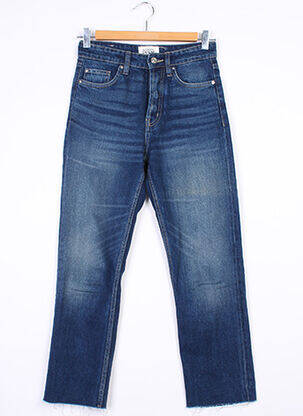 Jeans coupe slim bleu ZARA pour femme