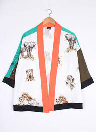 Veste chic col v beige PINKO femme