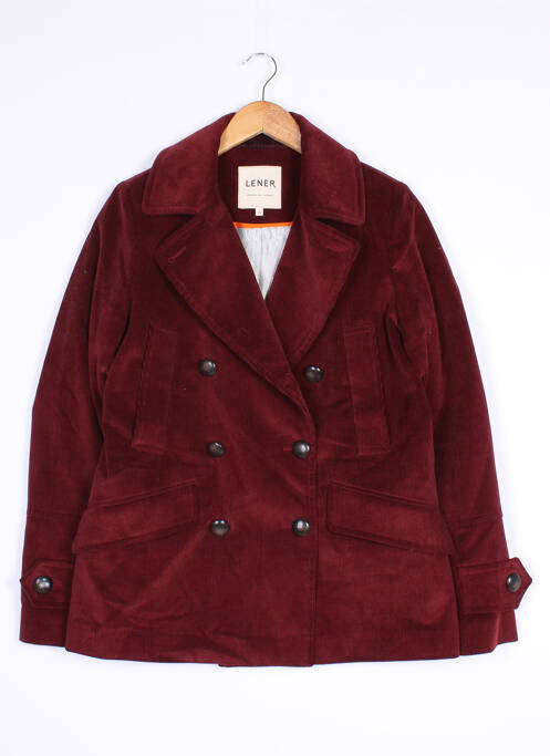 Manteau court rouge LENER pour femme
