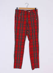 Pantalon slim rouge H&M pour femme seconde vue