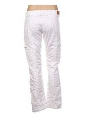 Pantalon droit blanc TIMEZONE pour femme seconde vue
