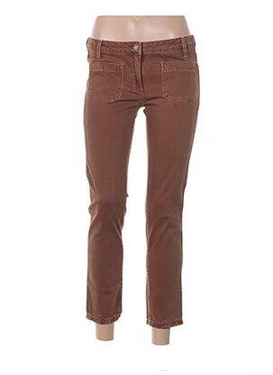 Pantacourt taille normale taille normale marron WAS femme