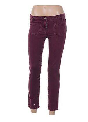 Pantacourt taille normale taille normale violet WAS femme