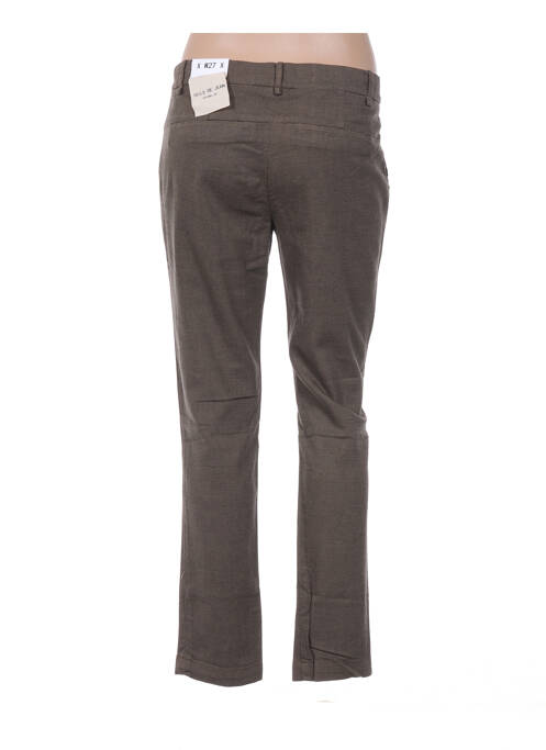 Pantalon droit marron WAS pour femme