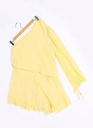 Combishort jaune LOVERS + FRIENDS femme