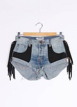 Short finition revers taille normale bleu ONE TEASPOON femme