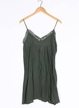 Nuisette/combinette col v vert ONE TEASPOON femme