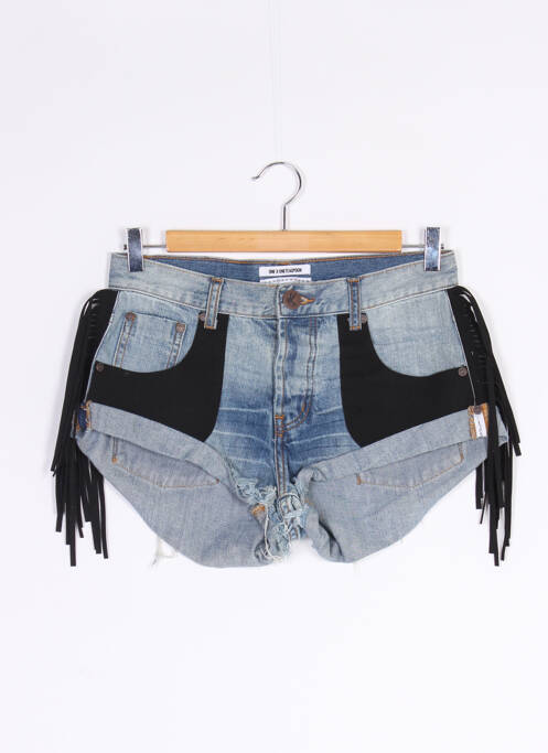 Short finition revers taille normale bleu ONE TEASPOON femme