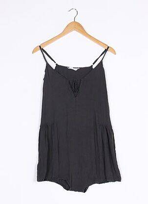 Combishort col v gris MONSIEUR BLONDE femme