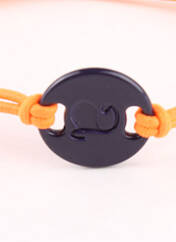 Bracelet orange ARISTOCRAZY pour femme seconde vue