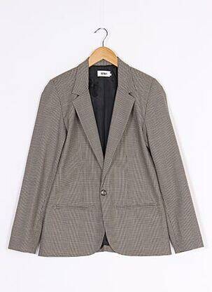 Blazer fausses poches marron REIKO femme