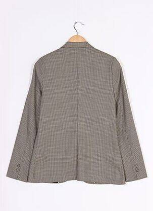 Blazer fausses poches marron REIKO femme